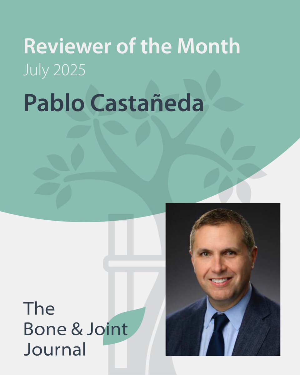 BoneJointJ's tweet image. "I am a true believer in the value and integrity of the peer review process and it is exciting to be part of this...".
#BJJ Reviewer of the Month @Pabcast tells us why he's been involved in reviewing for the journal for a decade!
#PeerReview #Surgeon
ow.ly/reOf50Wsse9
