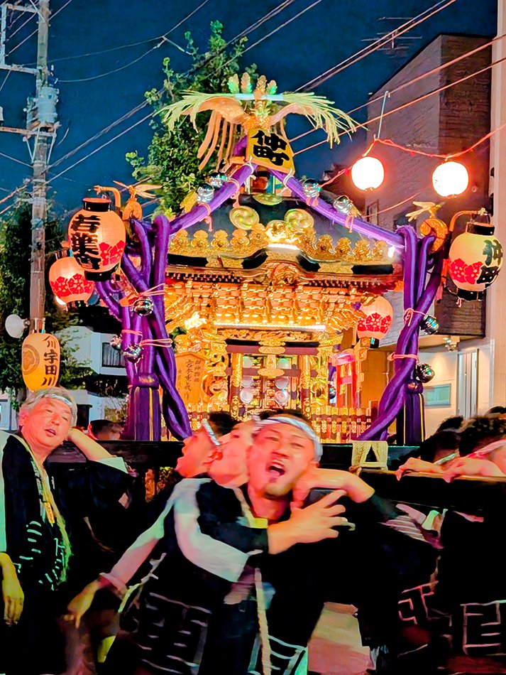全国お祭り投稿写真

■吉川八坂祭り
2025年7月20日(日)
埼玉県吉川市
投稿：鯰家永吉さん

先日執り行われた埼玉県吉川市の「吉川八坂祭り」での、暴れ神輿の競演。

▼全国お祭り投稿写真
on-japan.jp/user-post/mats…

#吉川八坂祭り   　#吉川八坂神社例大祭 　#神輿　#暴れ神輿 　#祭り  　#夏祭り