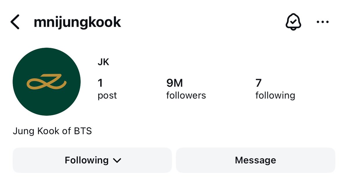 JJK_Times's tweet image. Jungkook’s Instagram @/mnijungkook has surpassed 9 million followers!