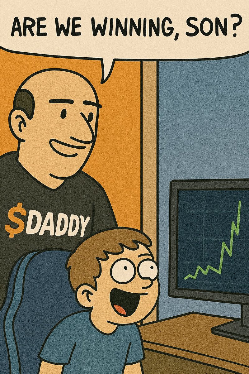 🚨 $15,000 $SOL GIVEAWAY from $DADDY 🚨

10 lucky degenerates will be blessed before launch.
You want in the family? Prove it👇
✅ Like + 🔁 RT
💸 Drop your $SOL address
🔔 Turn notis ON — DADDY is about to launch.

He left for milk. Came back with alpha.
And now… he's giving
