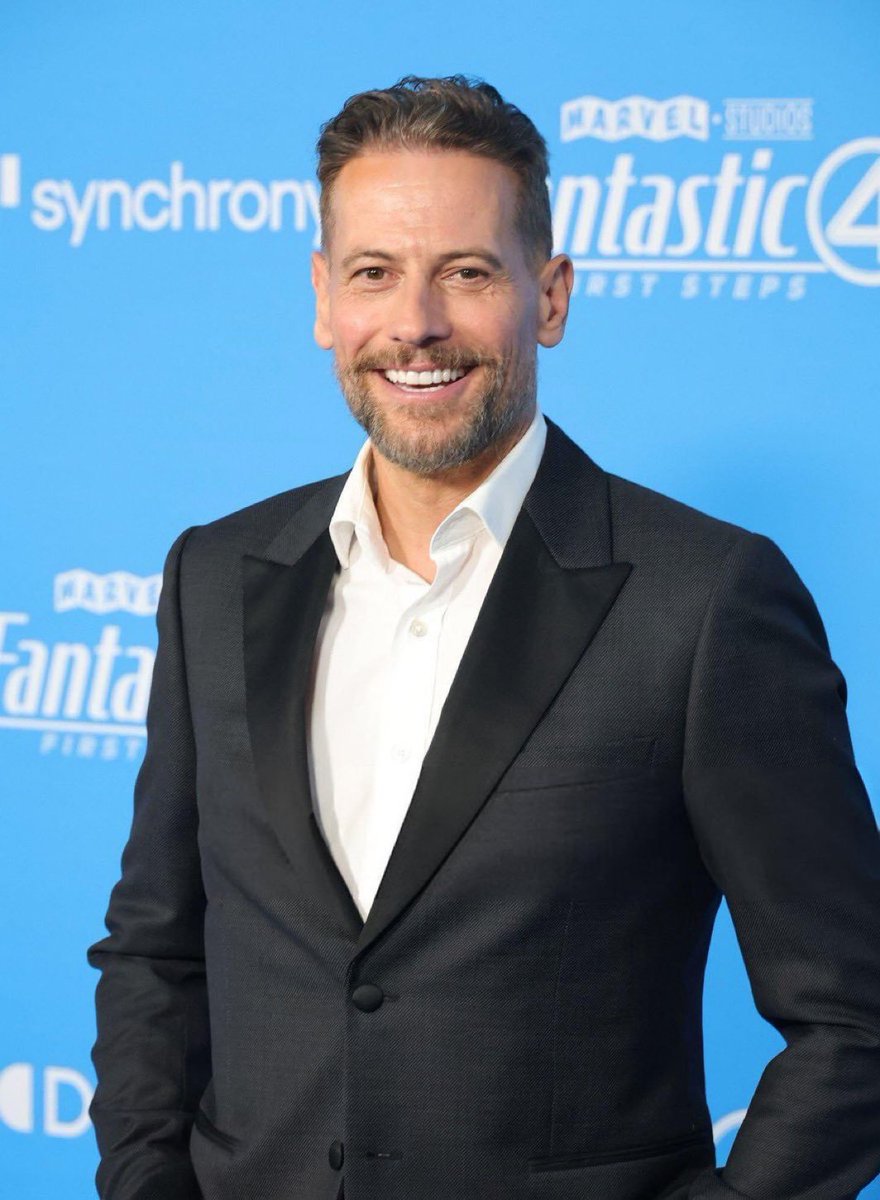 TheCinesthetic's tweet image. Ioan Gruffudd at The Fantastic Four : First Steps premiere.