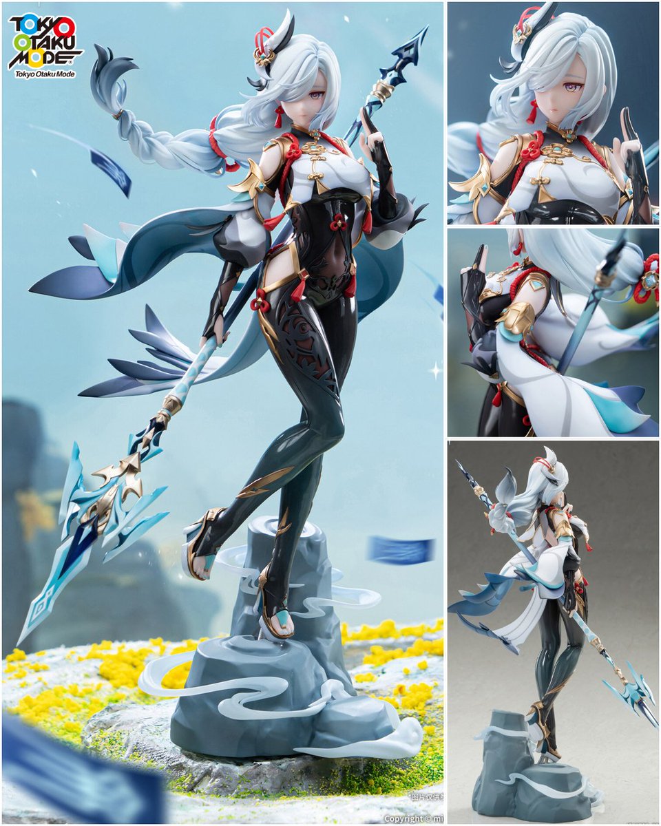 TokyoOtakuMode's tweet image. The latest #GenshinImpact scale figure is here! Pre-order Shenhe: Lonesome Transcendence today from the TOM Shop & receive 3 bonus items:
🌟 Limited character image bracelet
🌟 PET shikishi
🌟 Grand Narukami Shrine Omamori