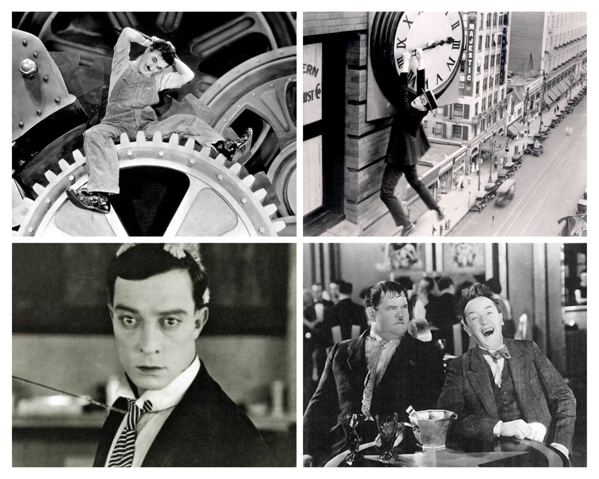 Noirchick1's tweet image. Chaplin, Lloyd, Keaton or Laurel & Hardy - who was your favorite early film comedian?