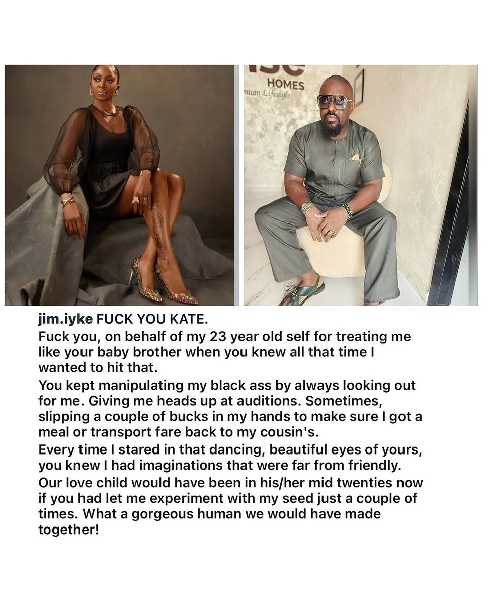 DailySpillNaija's tweet image. "It's the narcissistic effrontery for me,"
~ Actor Gideon Okeke berates Jim Iyke over his controversial birthday message to Kate Henshaw.
Check second slide for the controversial message from Jim Iyke