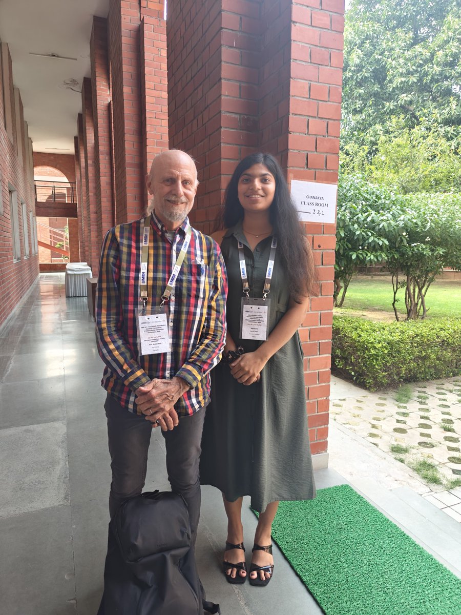 HydUniv's tweet image. Ms. Ruchi Yadav from the School of Management Studies recently wrapped up an incredible 4-day experience at the 12th AIM-AMA Sheth Foundation Doctoral Consortium (July 15-16, 2025) and the International Marketing Conference (July 17-18, 2025) held at MDI Gurgaon. The event was an…