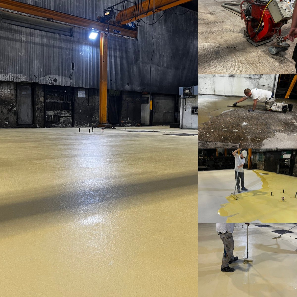 Plastifloor resins are fast curing. Every layer is curing within 1 h. So when substrate is bad, time is short use Plastifloor Resin for your coating project. The new floor is ready for use only 2 h after sealing. plastifloor.net #mmaresin #plastifloor #pmma #reactiveresin