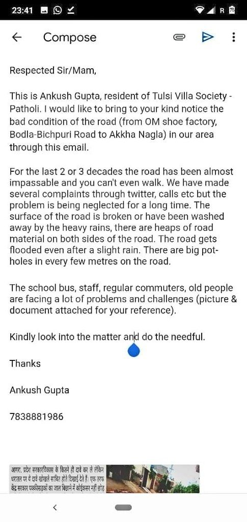 Ankush_aka_Anki's tweet photo. @PushpkanPathak @Rajkumarchahar9 @Drmanjuagra @mopr_goi @uppanchayatiraj @MoRD_GoI @CMOfficeUP @UpRuralDev वह वह क्या बात है यह सड़क तो दुनिया की 4 सबसे बड़ी अर्थव्यवस्था की लग रही है।👏👏👏

#yehthikkarkedikhao

@BJP4UP ने पिछले 10 सालों ने बातो ओर प्रचार के अलावा कुछ ना किया। https://t.co/rHpfR7tFe5
