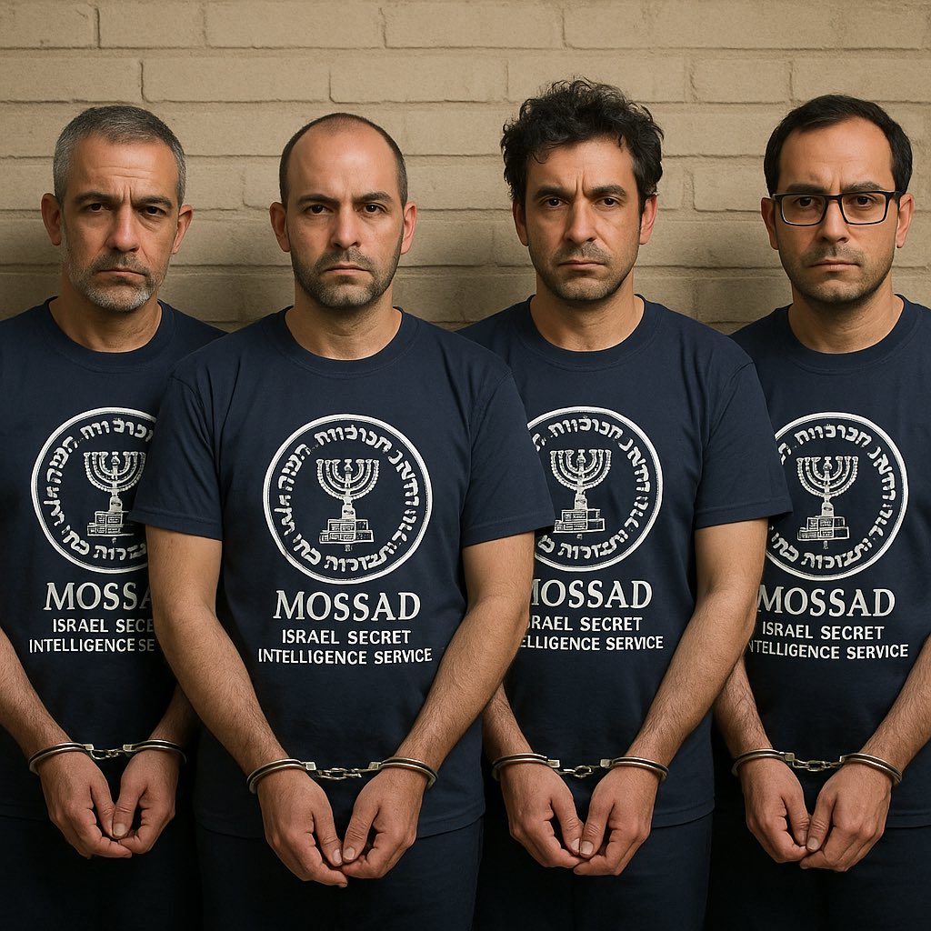 LionsOfZion_ORG's tweet image. Iran releases footage of the Mossad agents they arrested.