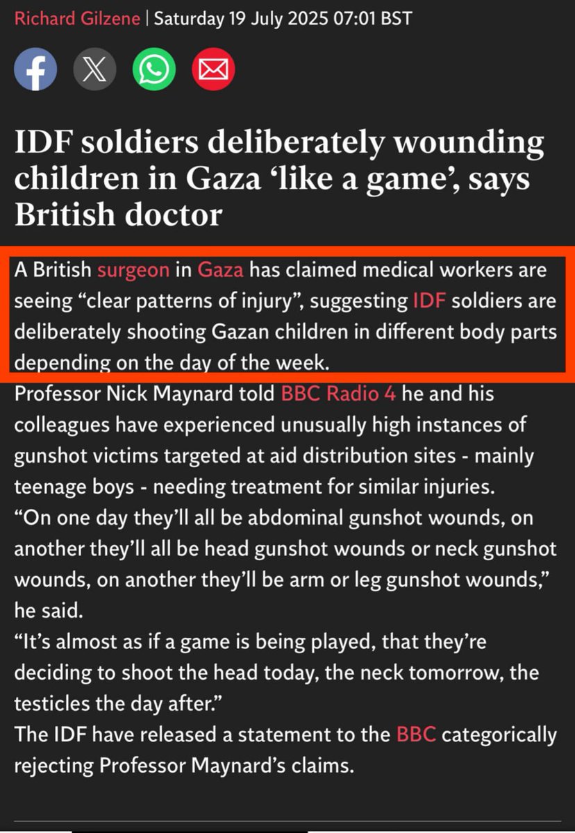 zohranmamdani's tweet image. It feels like a horrific game — the IDF shoots children in the head one day, the neck the next, and the groin the day after. —
This is not war. This is barbarism