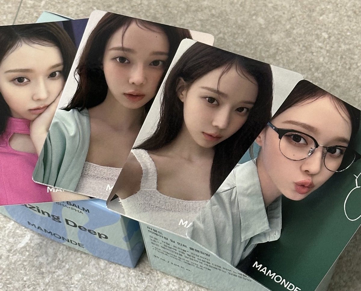 mjkmwntr's tweet image. Winter’s mamonde photo cards