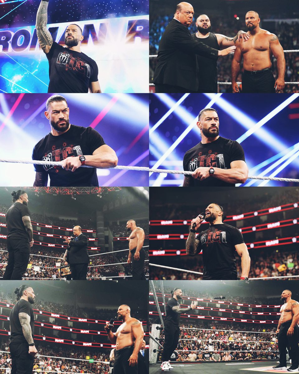 original_tribal's tweet image. #WWERaw July 21, 2025
Roman Reigns addresses Paul Heyman
After a fiery confrontation between Roman Reigns and Paul Heyman, Bron Breakker and Bronson Reed tried to defeat the Original Tribal Chief until Jey Uso saved him. 🙌🏼☝🏼