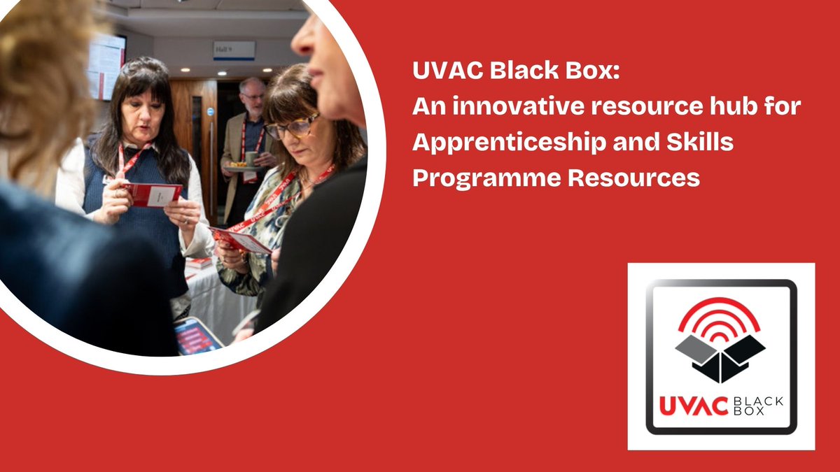 Black Box is an innovative resource hub for UVAC members &amp; includes:
- Focused, Role-Specific Resources
- Flexible Learning Formats
- Growing, Evolving Content
uvac.ac.uk/black-box/