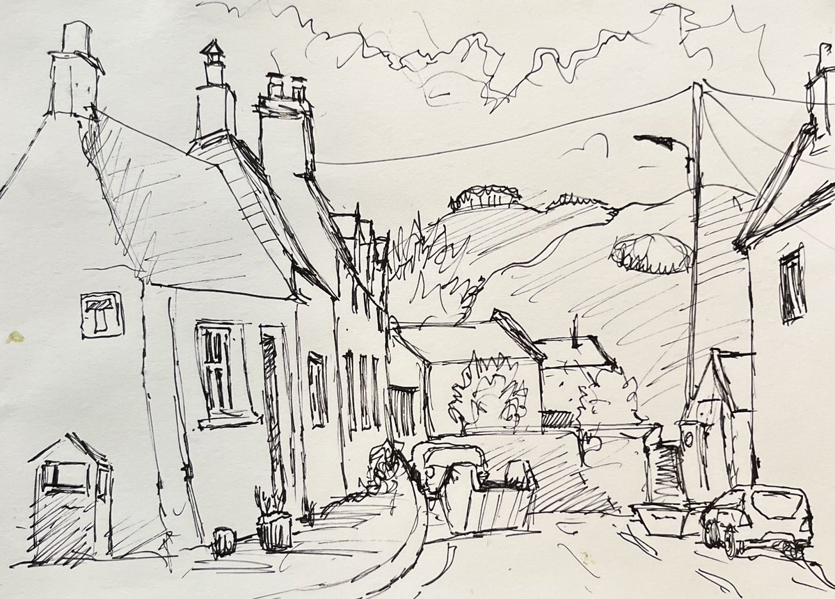 DaveGreen1963's tweet image. Village sketches.