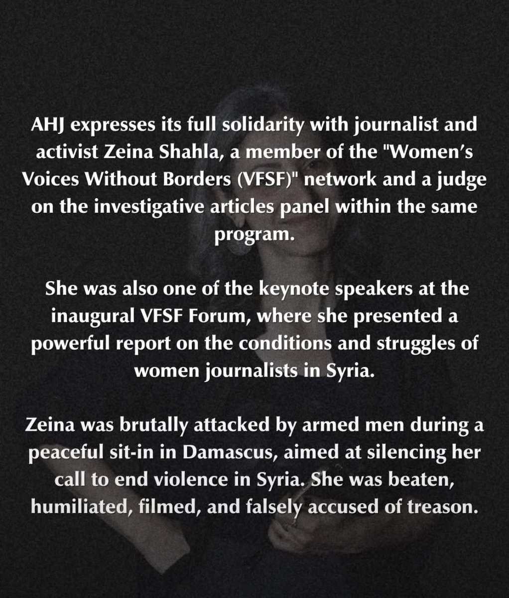 Les_CitadElles's tweet photo. #ZeinaChahla Journaliste, membre de Voix de Femmes Sans Frontières attaquée lors d'un rassemblement pacifique à Damas 😡👇 #Syrie #Droitsdesfemmes #VFSF https://t.co/S2wkx8Pbvv
