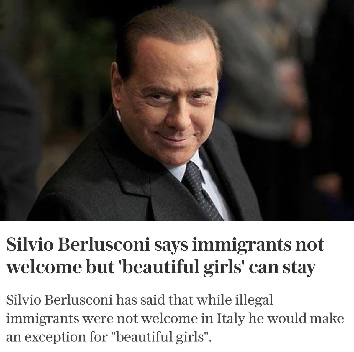 The Italians knew the way