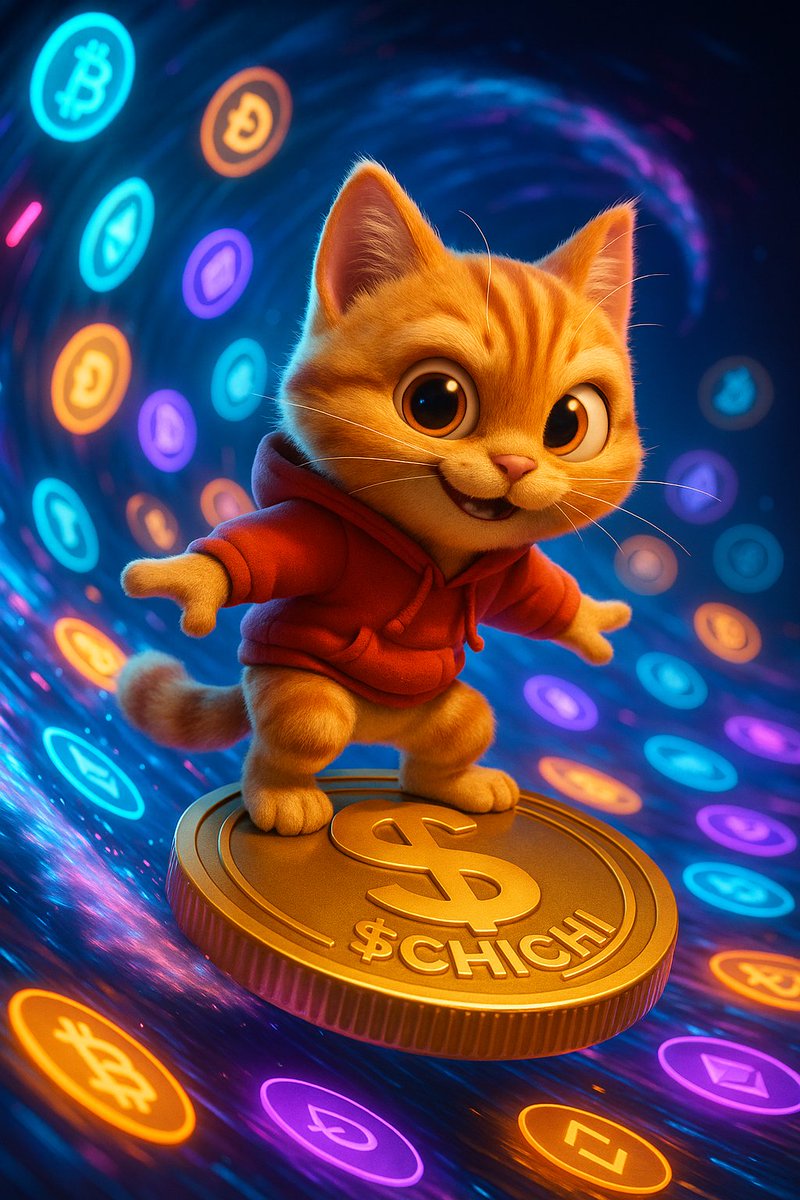 Chichi_Catify's tweet photo. Everyone’s running to catch the next meme wave.
I am the wave.
Catch me if you can, meow~ 🐾

#CHICHICoin #MemeCoin #CatifyCrypto #FOMEOW #MeowToMoon https://t.co/f3nYmOBPTX