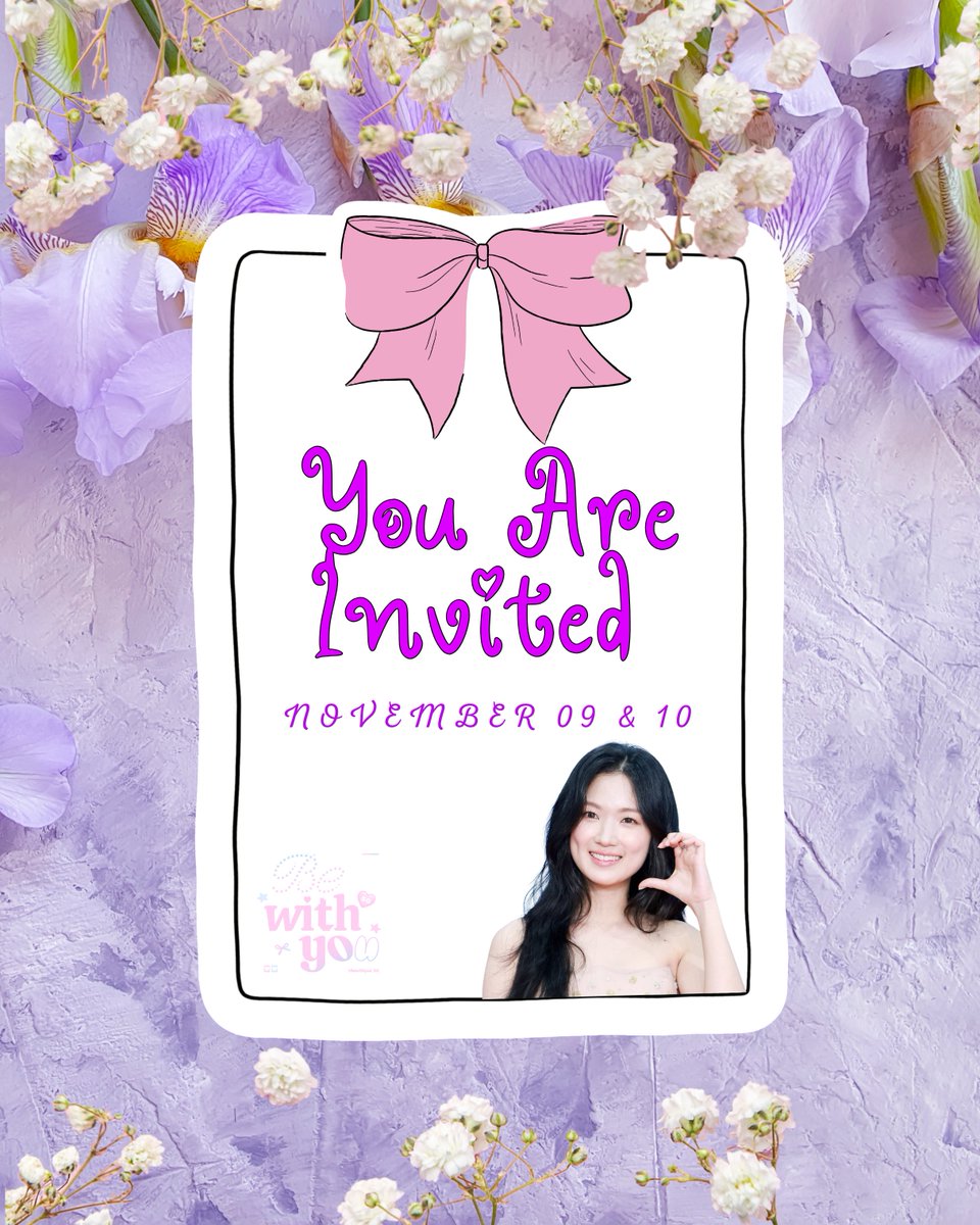 bewithyou_SG's tweet image. Coming 🔜
🎀 11월, 꼭 기억해주세요 🎀
조용한 약속이 피어나고 있어요...
사랑과 추억, 따뜻한 마음을 담아—
김혜윤 배우님의 생일을 함께 축하해요 🌸
🎀 Save the days for November 🎀
A quiet promise is blooming…
With petals of love, memories, and warmth—
Let’s celebrate Hye Yoon's…