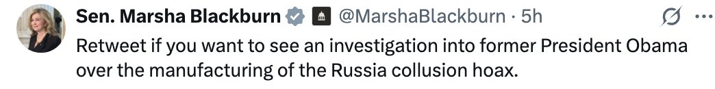 emptywheel's tweet image. .@MarshaBlackburn continues to desperately help Trump coverup his Jeffrey Epstein problem. I guess she cares more about her gubernatorial run than the victims?
