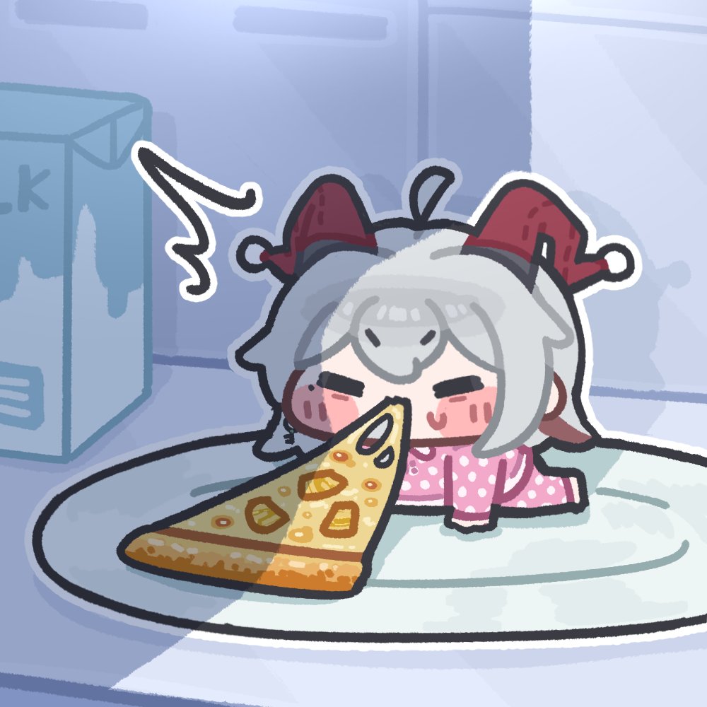 monyami_'s tweet image. 새벽에 냉장고를 열었더니...🍕
#鳴潮 #명조 #Wuwafanart