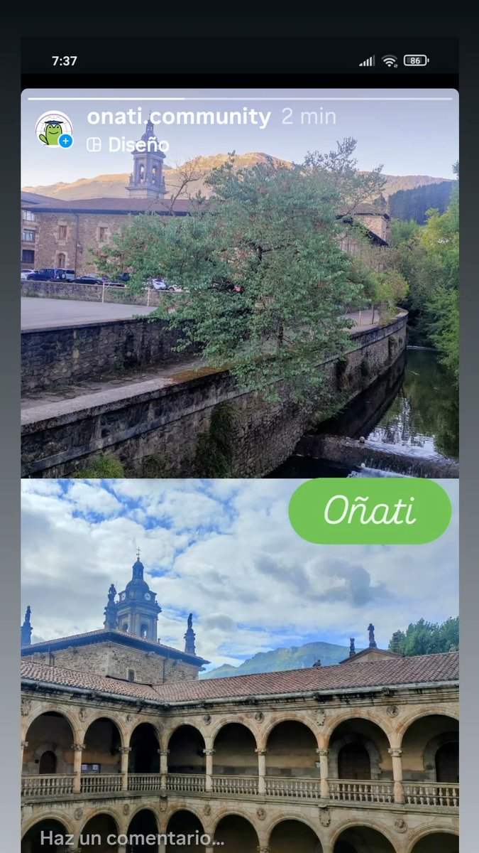 Egun on! <a href="/BerbiaOnati/">Berbia Oñati</a> #Oñati