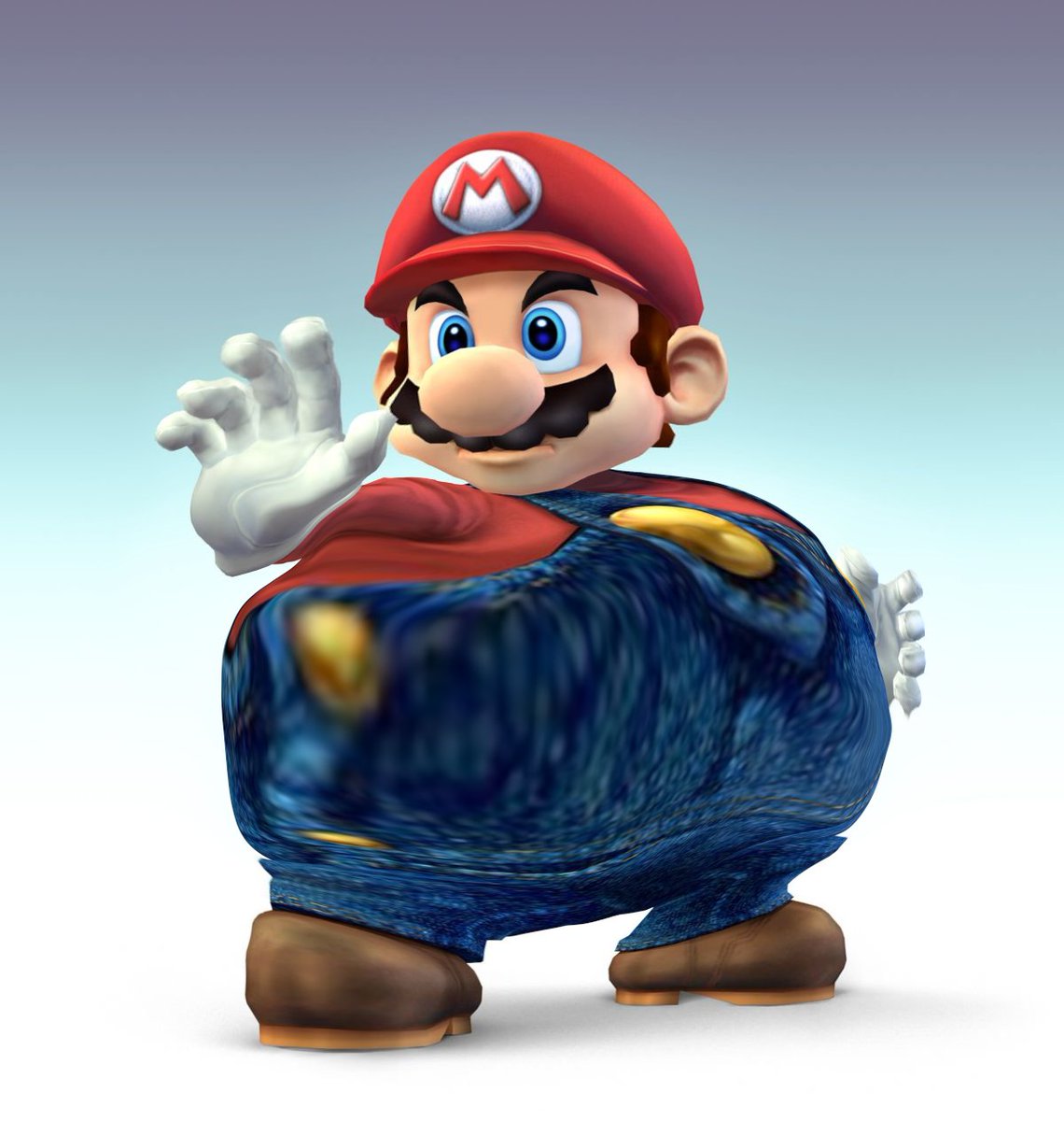 ExpansionMike's tweet image. (Super Smash Bloat) Mario: &quot;Here we grow!&quot;