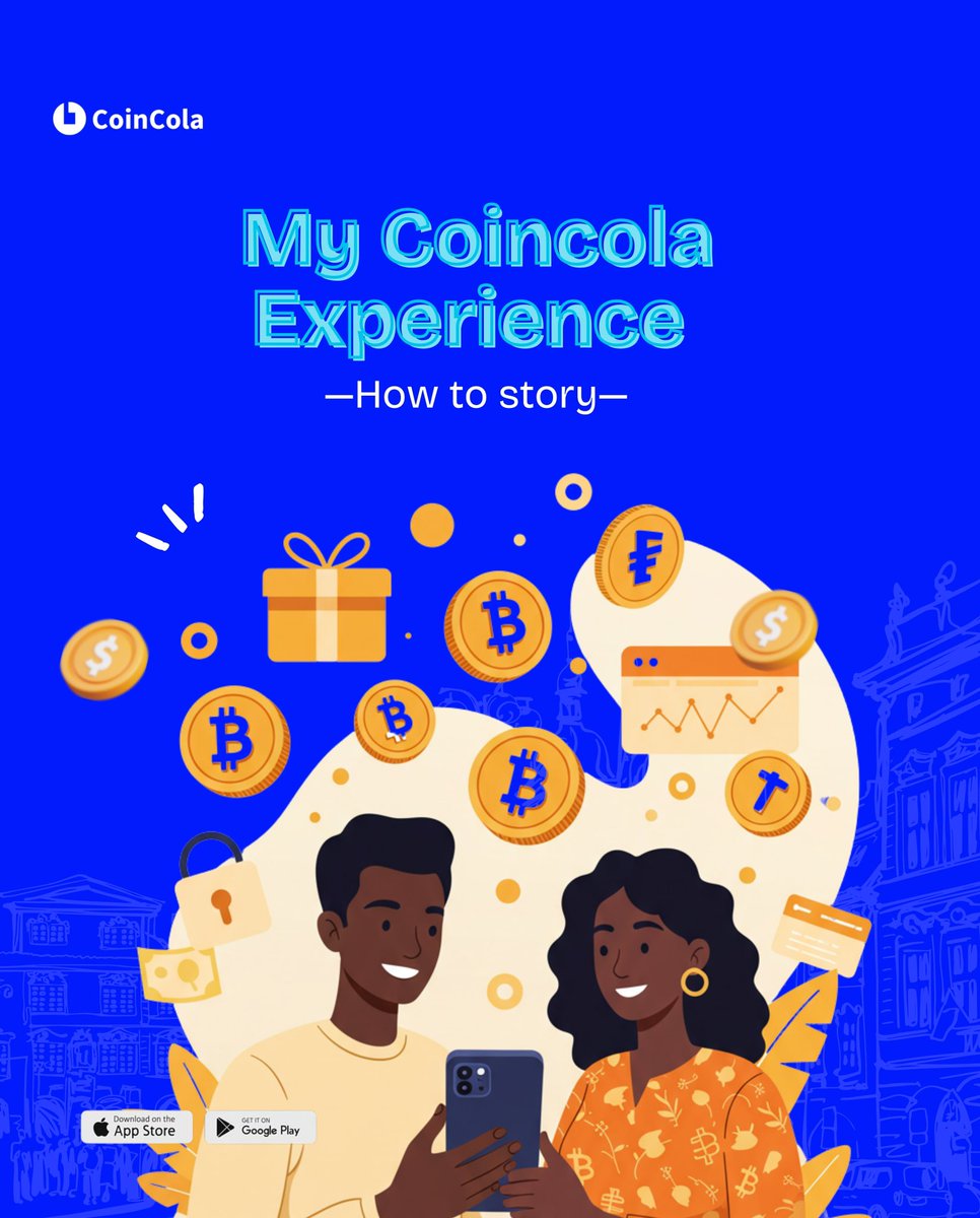 CoinCola_Global's tweet image. 🎥 My CoinCola Experience “How-To Story”
Share a how-to story :-like how to trade BTC or USDT , buy gift cards, or avoid scams on CoinCola and stand a chance to win $100! 💰
Your story could guide someone new and earn you cash!
How to participate 👇