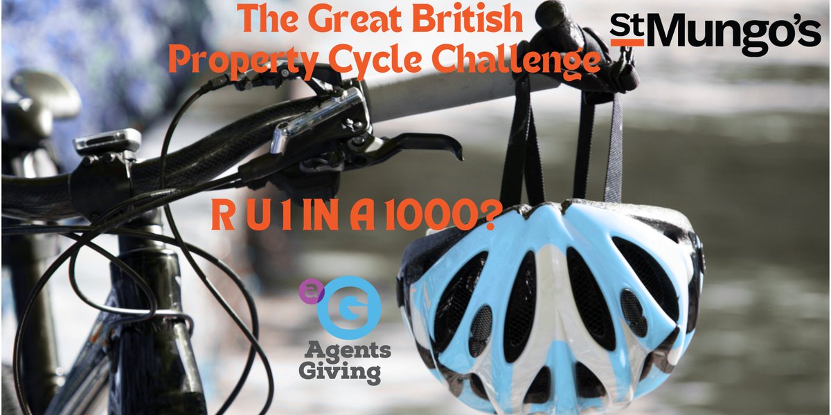A huge thank you <a href="/IainGuild/">Iain McKenzie</a> CEO at The Guild of Property Professionals joining us in October for The Great British Property Cycle Challenge in aid of <a href="/StMungos/">St Mungo's</a> Homeless Charity.  Iain is ONE IN A 1000 are YOU!  Raise whatever you can, cycle your distance. Details here how to join