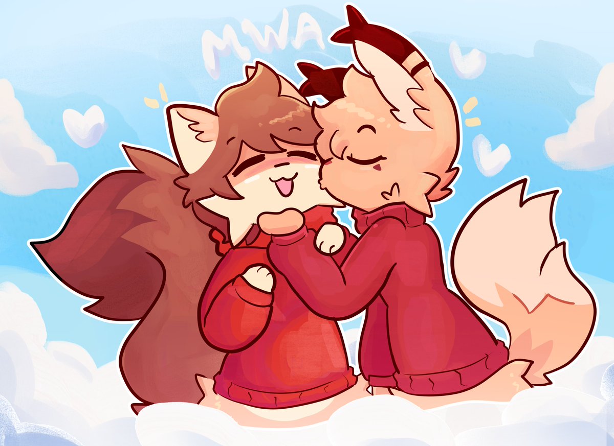 Sleepy_Nest's tweet image. I love you so much, my sweet fennec 🧡❤️