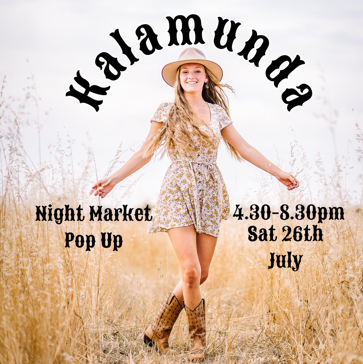 Kalamunda we’re heading your way this Saturday with our pop up shop! 4.30-8.30pm at the Kalamunda Ag Hall