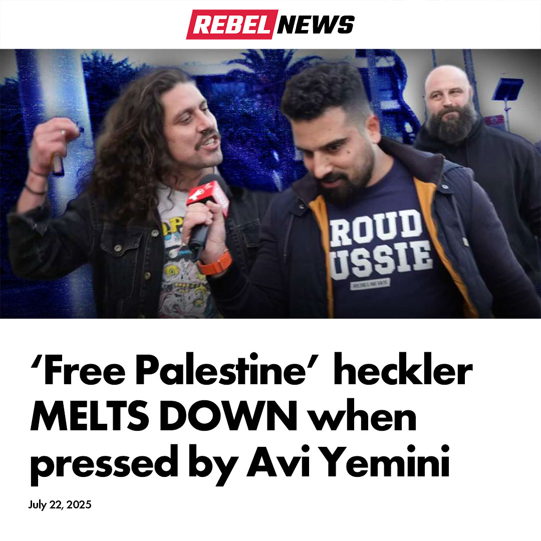 RebelNews_AU's tweet image. He was loud and proud until challenged on why he only cares when Jews are involved ... then it all fell apart.
FULL REPORT: rebelne.ws/450Czxe