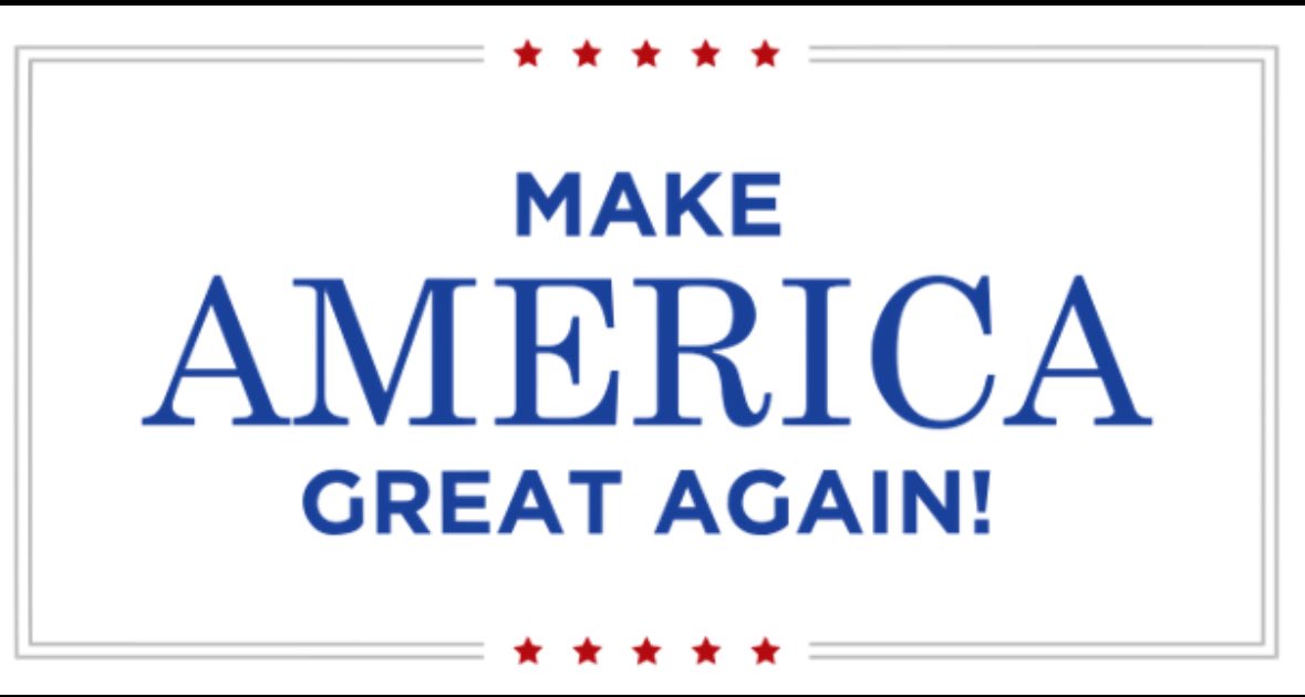 Faithmokua4's tweet image. "We will make America strong again. We will make America proud again. We will make America safe again. And we will make America great again."
— Donald J. Trump, 2016 Republican