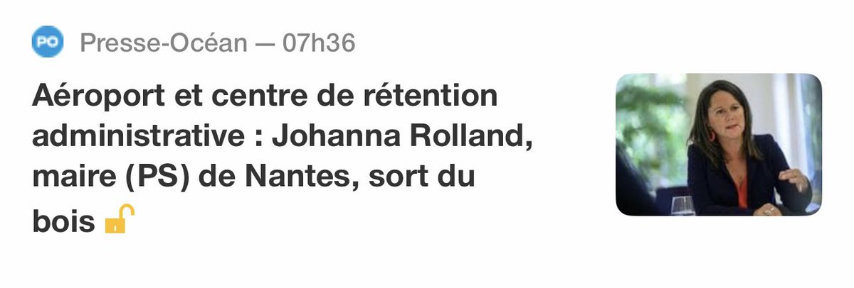 LGarnier44's tweet image. ‼️Elle était POUR le Centre de rétention et CONTRE le plafonnement des vols à l’aéroport de #Nantes.
Elle est aujourd’hui CONTRE le Centre de rétention et POUR le plafonnement.
Elle ne craint aucune compromission électoraliste. Qui est-ce❓