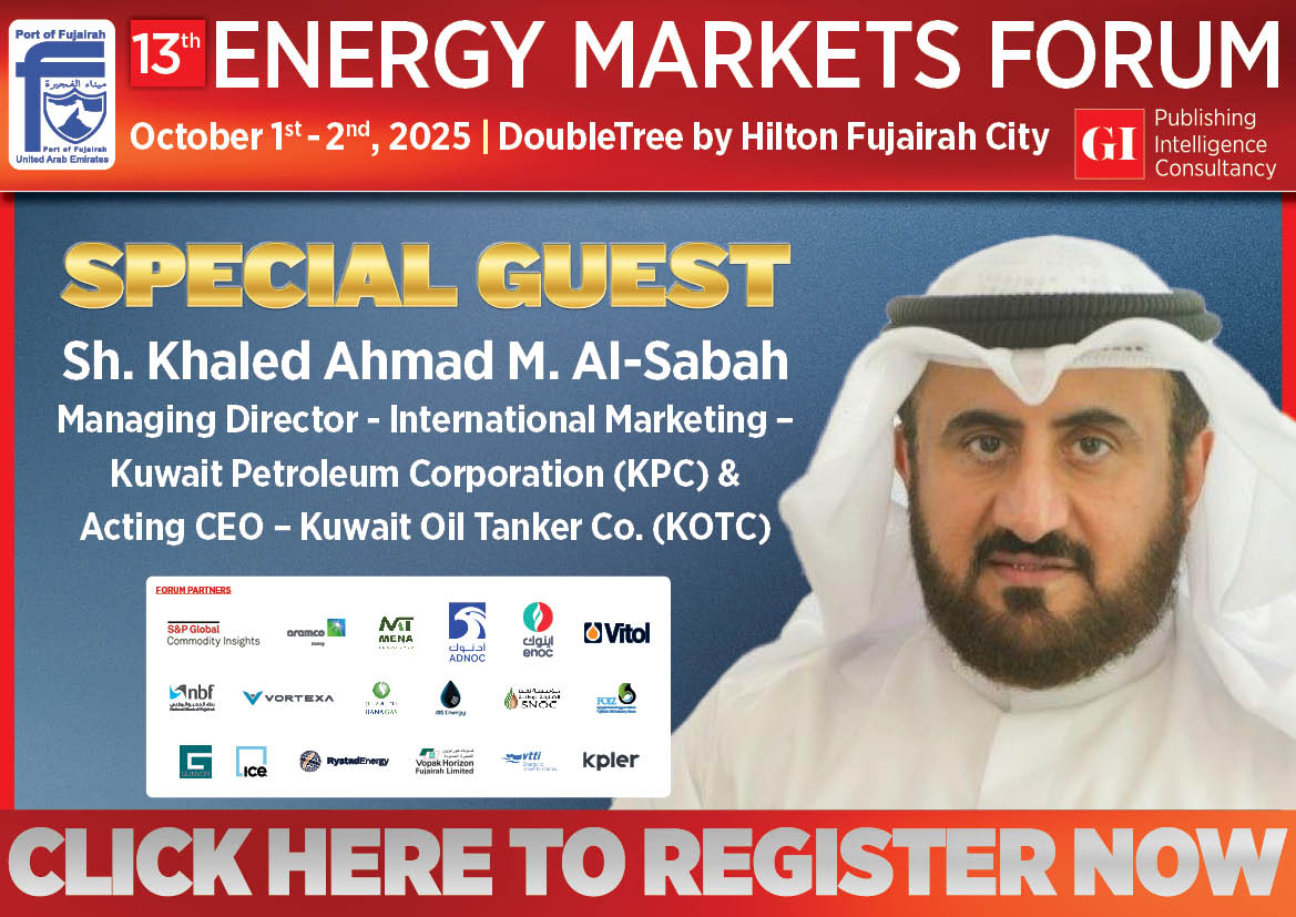 gulf_intel's tweet image. We’re honored to welcome Sh. Khaled Alsabah, Managing Director - International Marketing – @kpcofficialkw
& Acting CEO – @KOTC_official as a Special Guest at the Fujairah Energy Markets Forum 2025.
Register on this link 👉 lnkd.in/d3Me-dXD
#EMF2025 #EMFWEEK25…