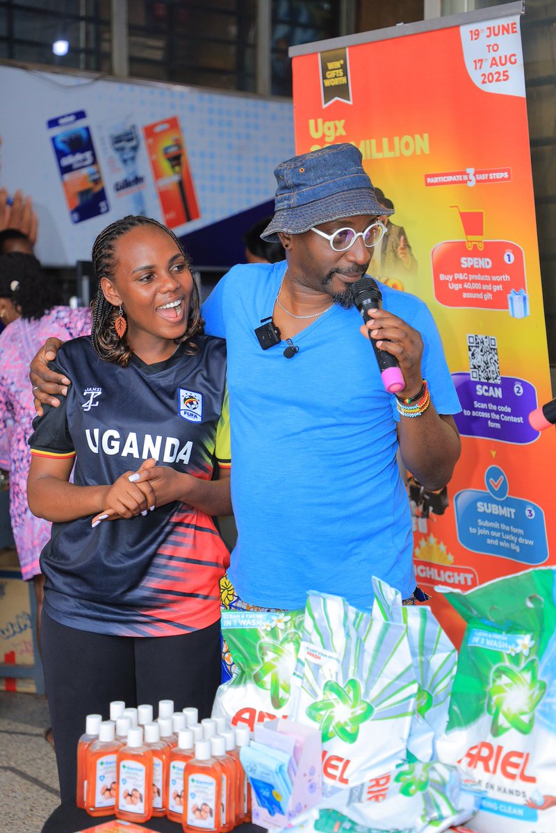 CapitalFMUganda's tweet image. You too can be a winner 🤩🥳
Just visit any supermarket near you and Buy items worth just 40,000 UGX including Always pads, Ariel bar soap, Downy, Pampers or Gillette and stand a chance to win instant prizes worth 200 million UGX 💃
#KibokoEgabude #SanyuKuSanyu