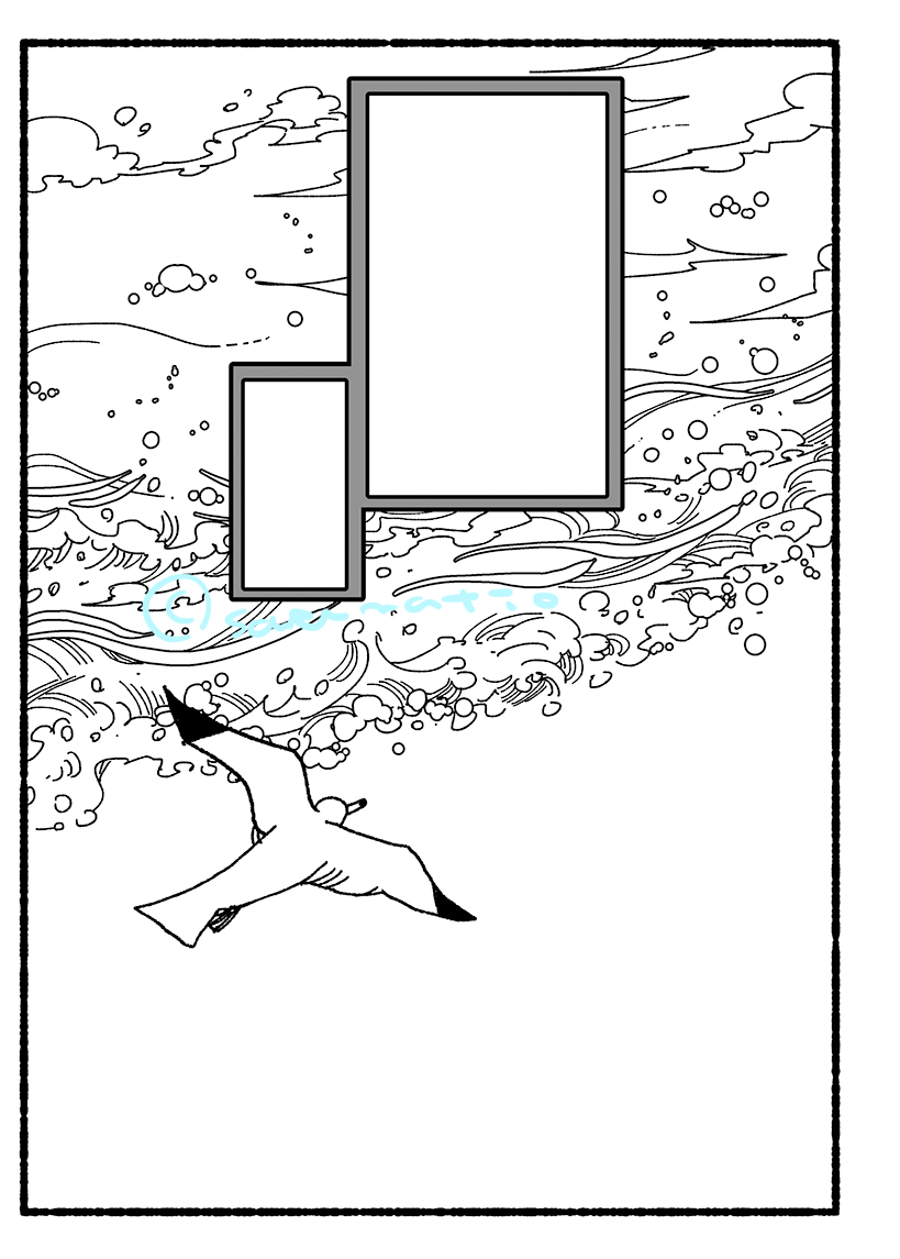 そういえば古今和歌集の使ってないカットがみつかった。夏の歌かな。なんの歌を入れようとしていたのかな。さわやかで素敵だけど、実際の夏はどどっと重みのある暑さですね。外に出ると一瞬怯むような。最近はもう怯むに任せて夕方出るようにしてる。