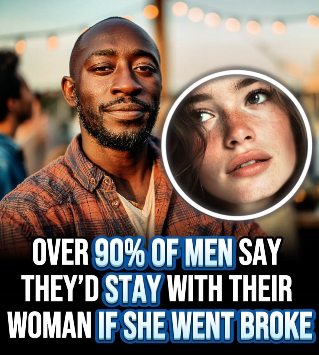 mightymartae's tweet image. If your girl went broke tomorrow, would you still stick around?
According to a 2023 Forbes Advisor survey, over 90% of men said they’d stay with their partner even if she became unemployed and lost everything financially.
It’s deeper than money. It’s about loyalty, love, and…