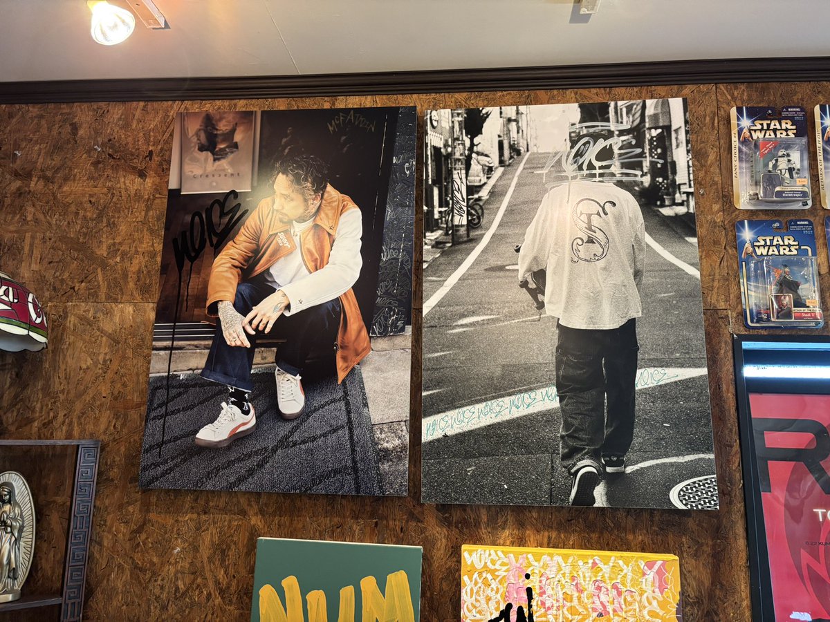 JESSEのお店に行ったら
HIKAGEのGENさん居たので写真一緒に撮らせて貰いました⭐️

カッコ良すぎた！

#HIKAGE #GEN  #13strangetraps #戸越銀座　#jessesshopfactory