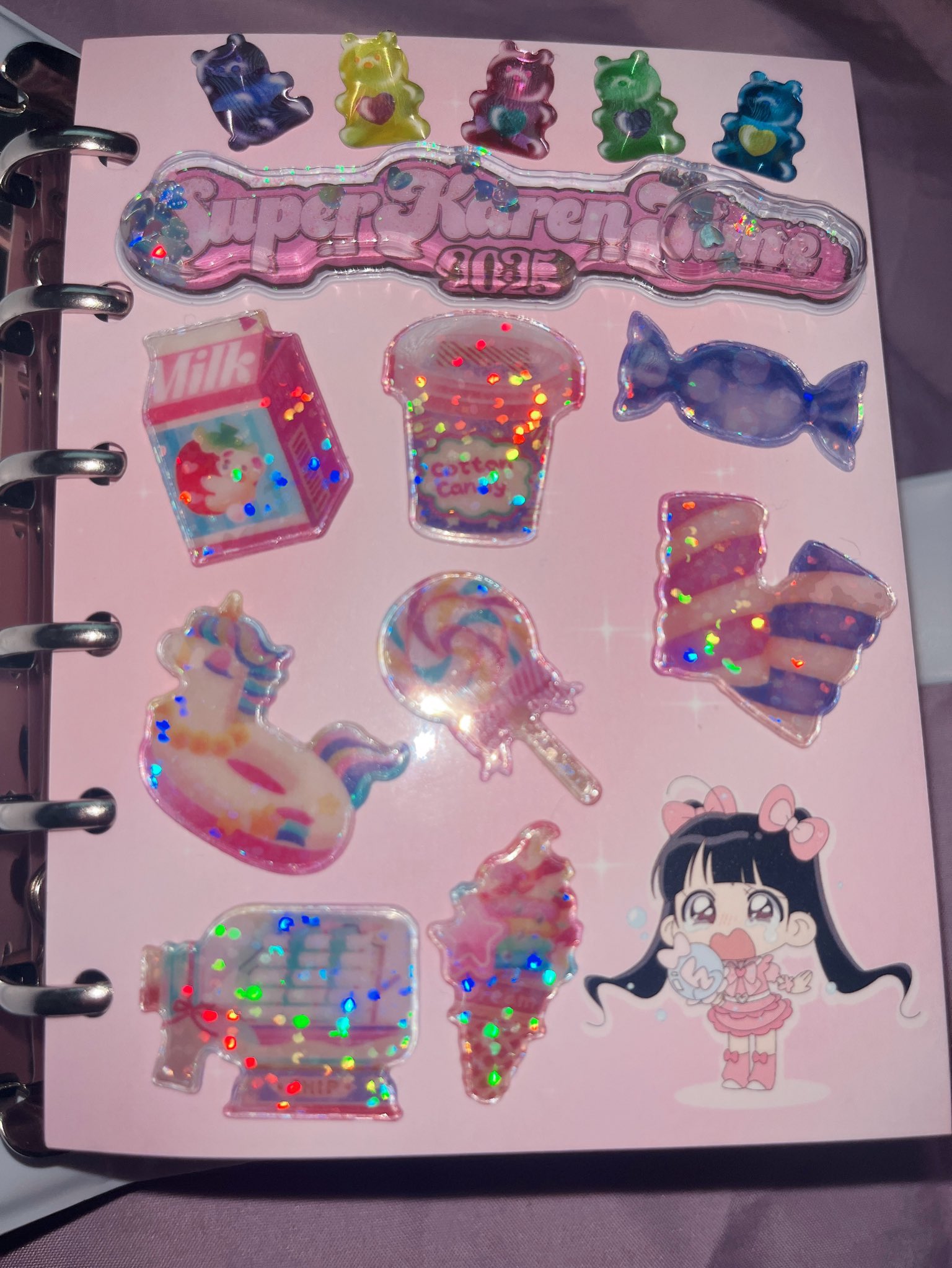 松本かれん シール帳 シール セット 松本かれん シール帳とシールセット