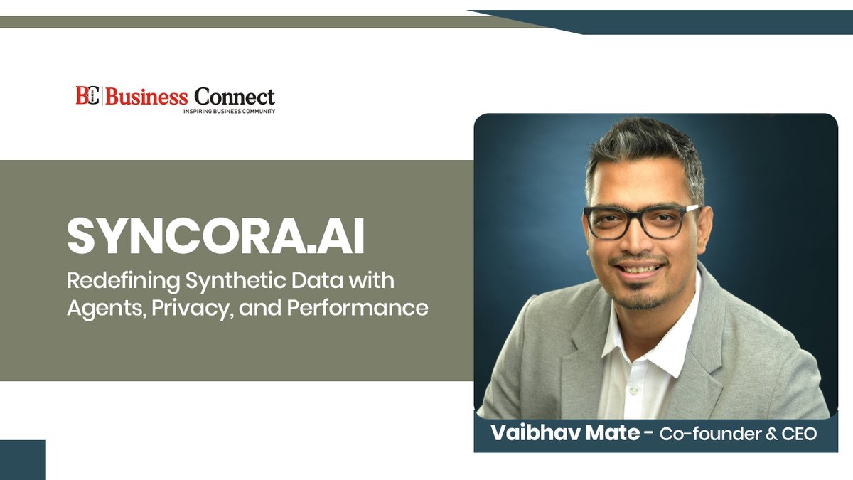 BusinessConne16's tweet image. Meet @syncora_ai — the game-changing synthetic data platform that blends AI agents, blockchain transparency, and privacy-first innovation.

Read more:
businessconnectindia.in/syncora-ai/

#syncoraai #syntheticdata #dataprivacy #blockchaininnovation #aiagents #solanablockchain