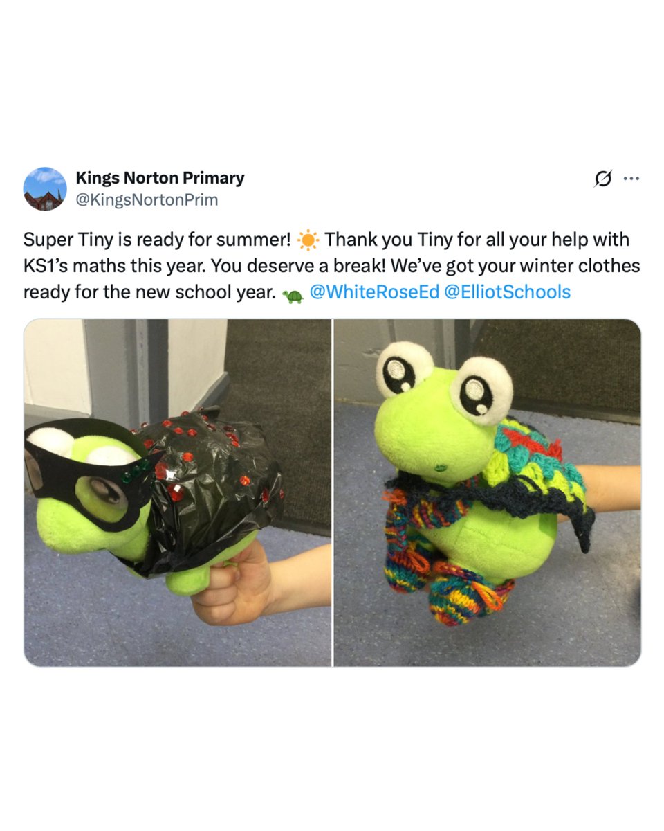 WhiteRoseEd's tweet image. Superhero Tiny would be nothing without Tiny's superhero friends all over the world! ❤️
This week, you can get a free Tiny with every annual workbook order for your classroom ⭐️
Be the superhero of your class, secure your workbooks AND Tiny for September:…