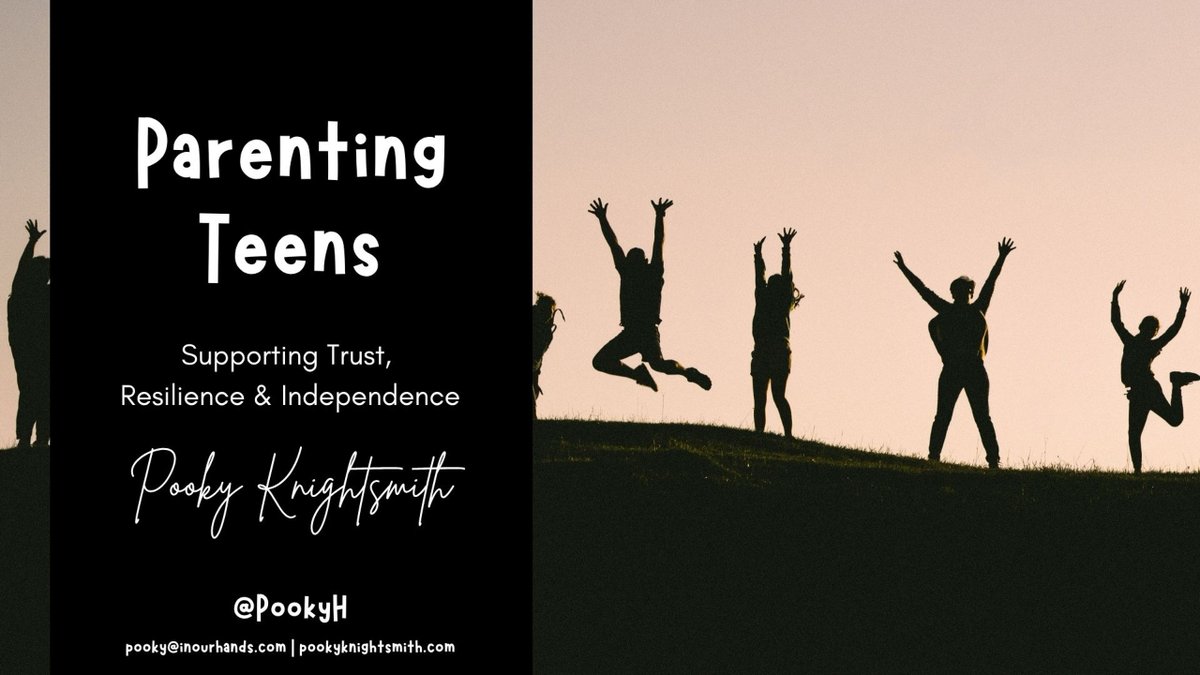 PookyH's tweet image. My latest slideset is full of ideas for parenting teens.
Feel free to use and share:
patreon.com/posts/slides-p…
enquiries via ellie@speakingofbooks.co.uk