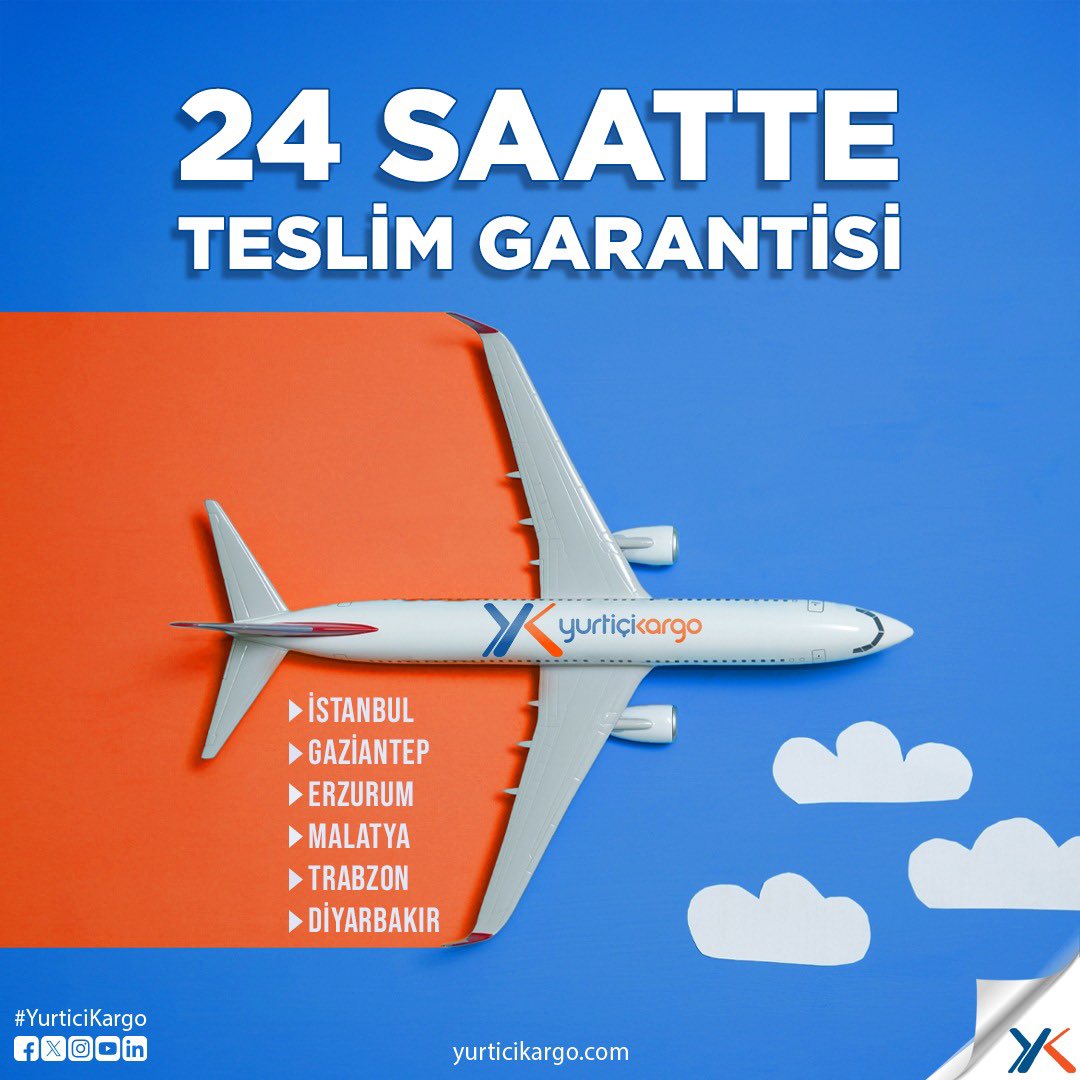 Gönderilerinizde 24 saatte teslim garantisi Yurtiçi Kargo’da 🚀

İstanbul’dan Gaziantep, Malatya, Erzurum, Trabzon veya Diyarbakır’a ve bu şehirlerden İstanbul’a 24 saatte gönderim yapmak isterseniz YK Plus 24 hizmetimizi kullanabilirsiniz.

#SözVerdiğimizGibi #YurtiçiKargo