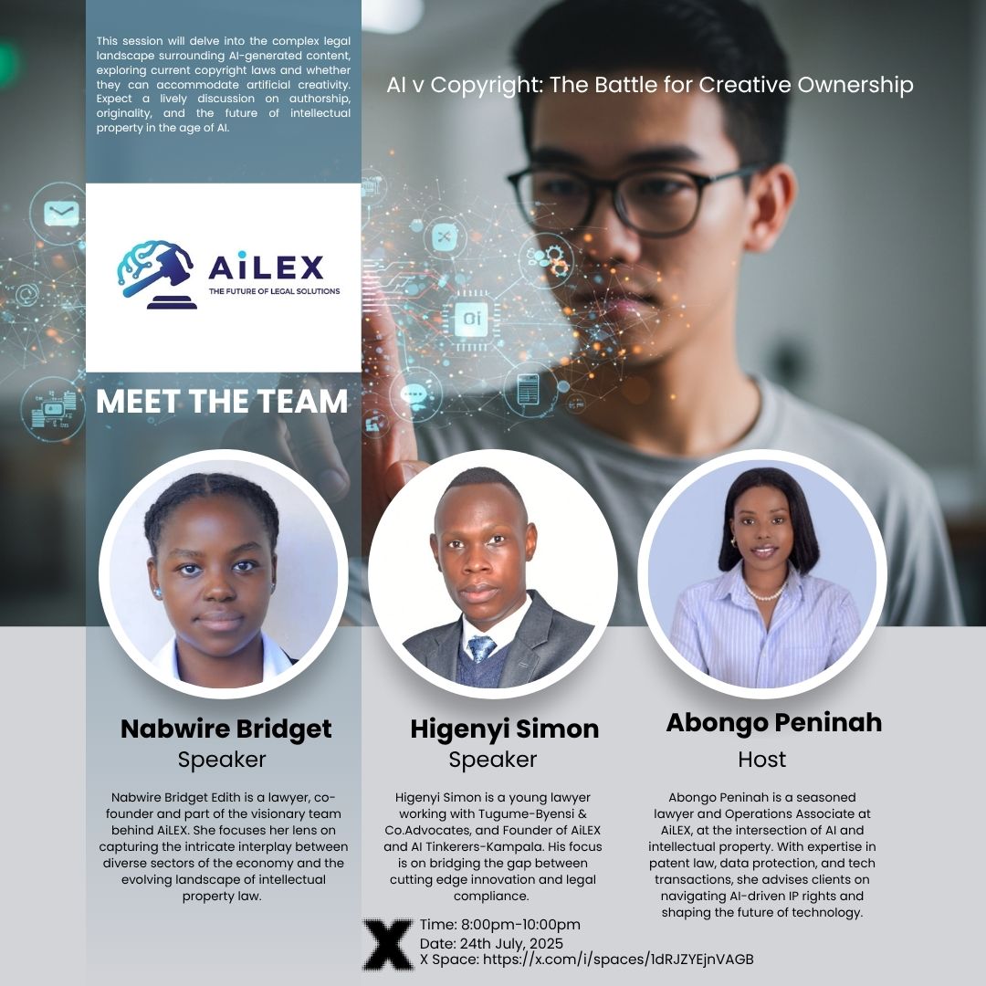 AI v Copyright: The Battle for Creative Ownership

Be part of the discussion on Thursday, 24th July 2025, from 8:00 PM to 10:00 PM. Set a reminder and join us live on X Space.

🔗 Link: x.com/i/spaces/1dRJZ…