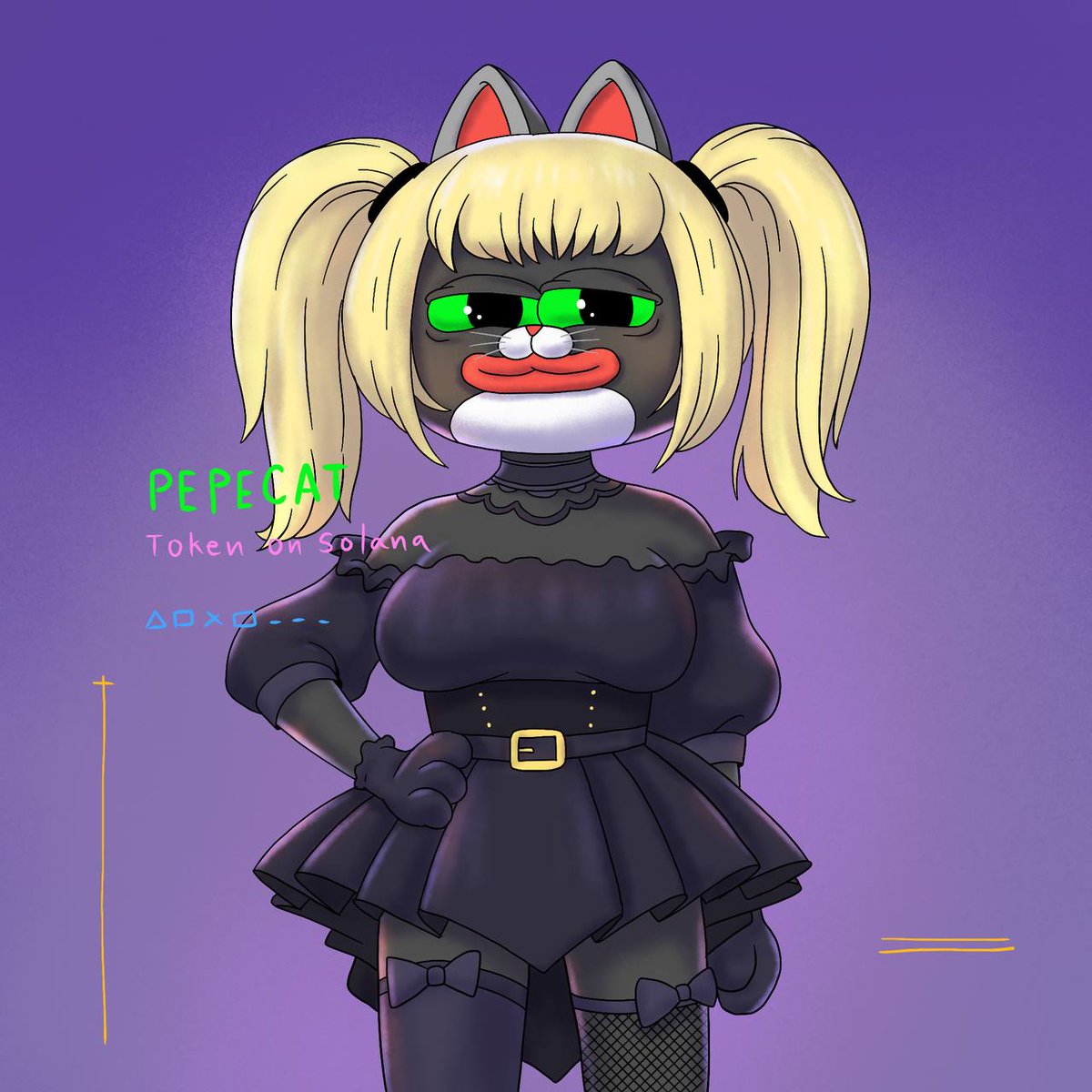 pepecattoken's tweet image. #PEPECAT just hacked Grok’s wardrobe and is now the "catgirl overlord of Solana" 😼✨😂
Cute, chaotic, and 100% decentralized.
The only token that meows AND outsmarts AI.
🧠💅 $PEPECAT #GrokParody #Catgirl #GrokWho
📸👇