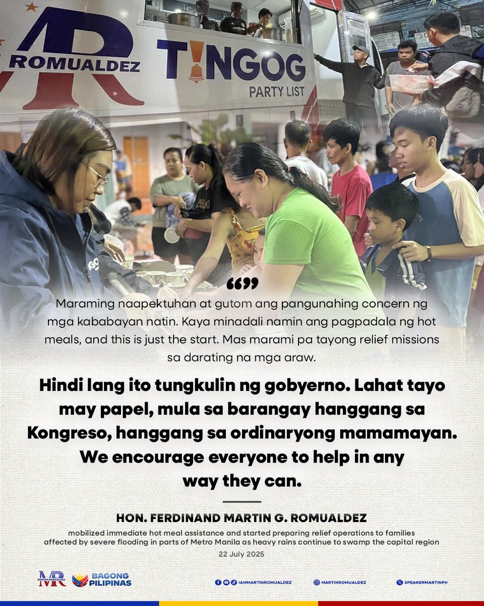 Read full story:
facebook.com/share/1An1GJTr…

#HabagatPH #ReliefEfforts #AlagangTingog #TingogPartylist #MartinRomualdez #20thCongress #LiderNgKongreso