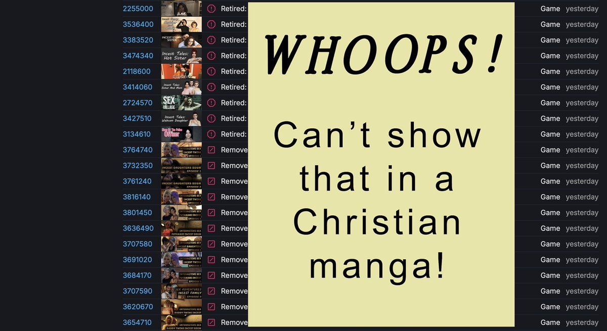 Nier creator <a href="/yokotaro/">yokotaro</a> tried to warn us about payment processors' censorship back in 2024.

Amid Steam caving to Visa and MasterCard, Taro's concerns about their influence being used "for speech control in other countries" feel more relevant than ever:

80.lv/articles/yoko-…