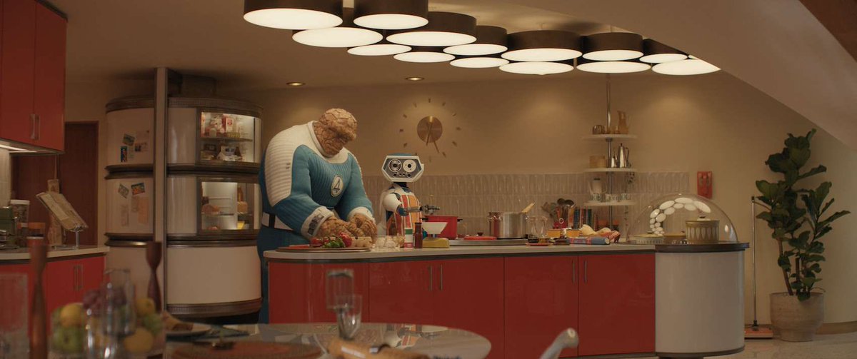 AJMAC2000's tweet image. The ‘60s-inspired retro-futuristic world in First Steps is what makes the film sing.
From the set design to the costumes, to the vintage logos and tech — the attention to detail is immaculate.
It feels like a character of its own. I want more of this world!
#TheFantasticFour