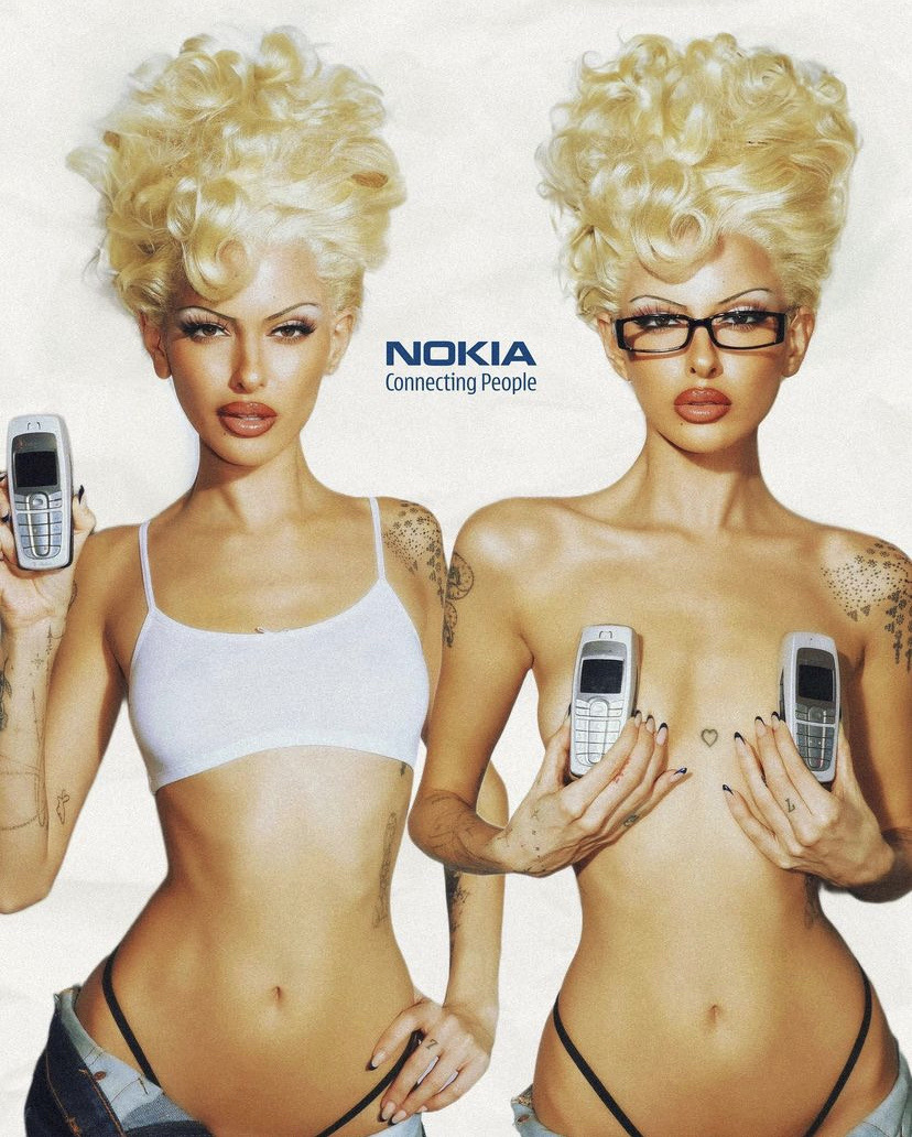 Edwig Henson’s 2000s/70s gadgets photo shoot ft. Hayden Graye