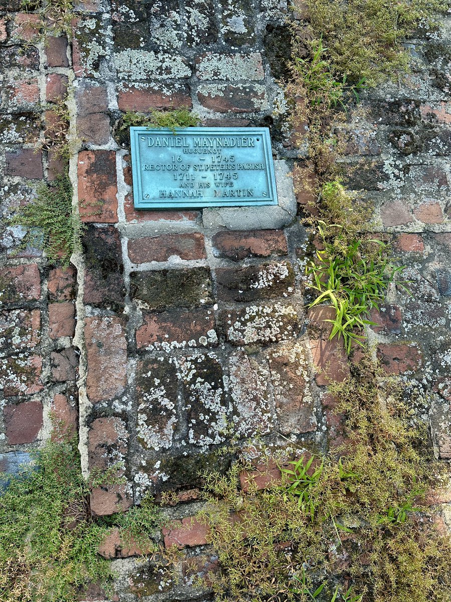 parishrecluse's tweet image. Made my occasional pilgrimage to the ruins of Old White Marsh Church, St. Peter’s Parish, south of Easton, Maryland, and to the grave of Rev’d Daniel Maynadier.