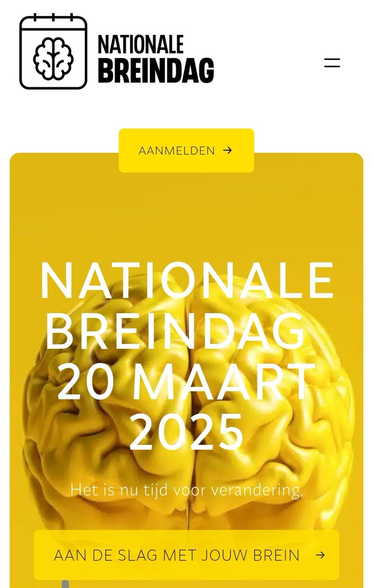 Vandaag is het Wereld Brein Dag, voor onder meer mensen die #NAH hebben (niet aangeboren hersenletsel)